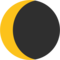 Waning Crescent Moon emoji on Google